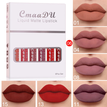 6pcs Matte Lipstick